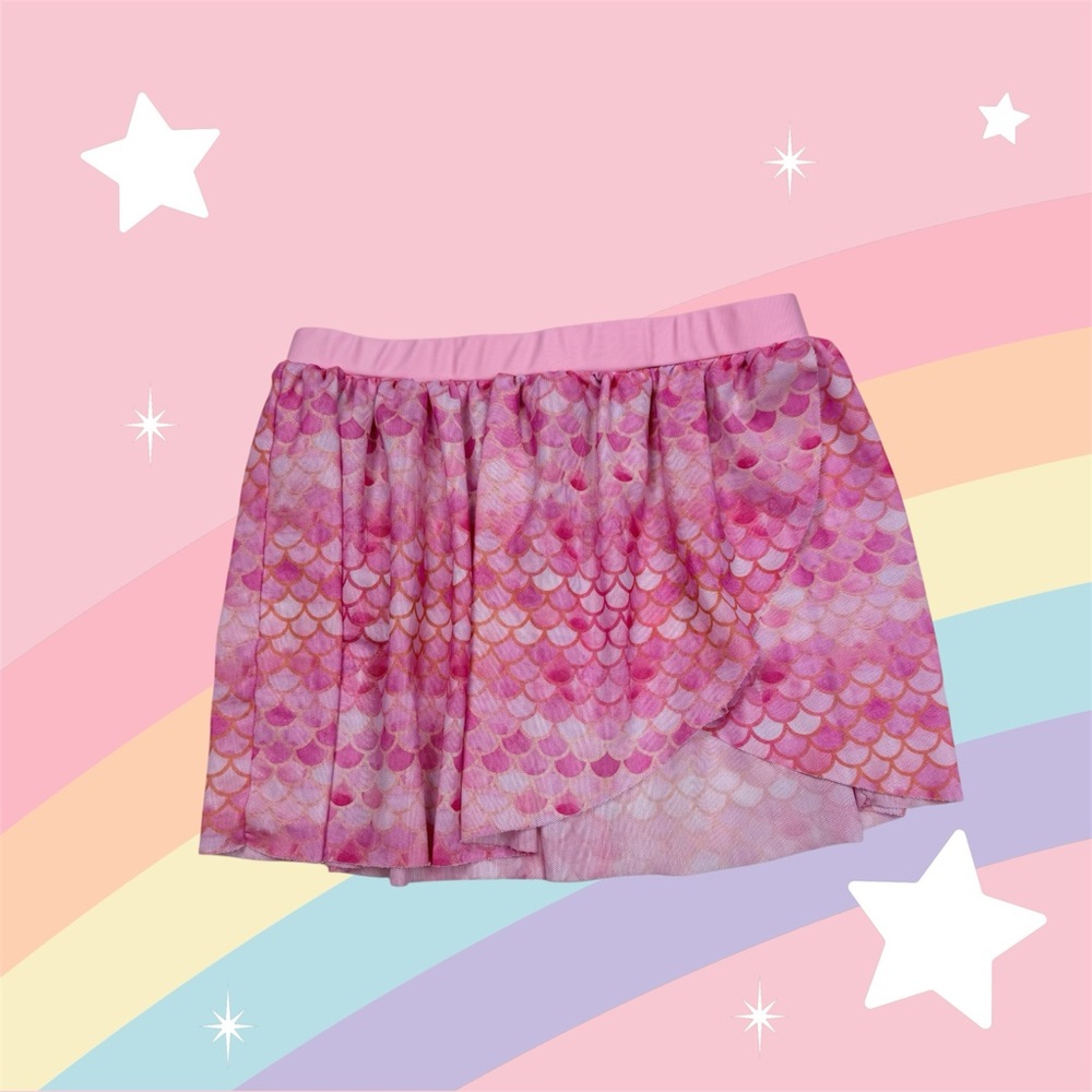 Pink Mermaid Scale Skirt